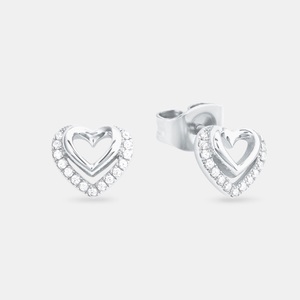 AMOR, Amor Ohrstecker Damen Silber ONE SIZE, Amor - Ohrstecker, One Size, Silber