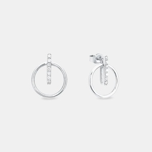 AMOR, Amor Ohrstecker Damen Silber ONE SIZE, Amor - Ohrstecker, One Size, Silber