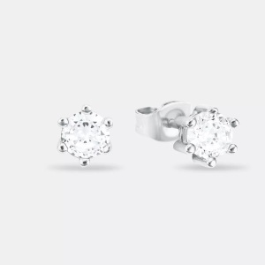 AMOR, Amor Ohrstecker Damen Silber ONE SIZE, Amor - Ohrstecker, One Size, Silber