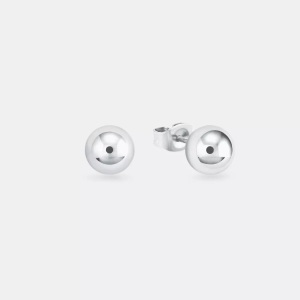 AMOR, Amor Ohrstecker Damen Silber ONE SIZE, Amor - Ohrstecker, One Size, Silber