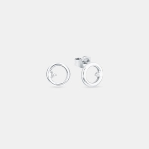 AMOR, Amor Ohrstecker Damen Silber ONE SIZE, Amor - Ohrstecker, One Size, Silber