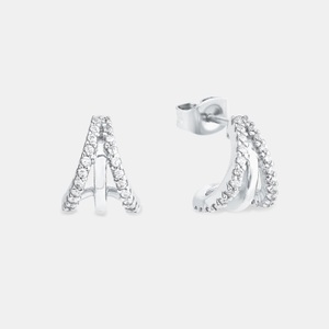 AMOR, Amor Ohrstecker Damen Silber ONE SIZE, Amor - Ohrstecker, One Size, Silber