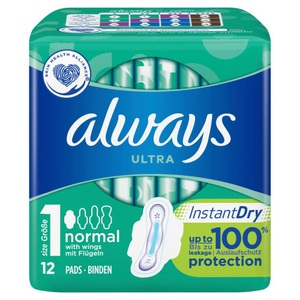 Always, Always Ultra Binde Normal mit Flügeln, 