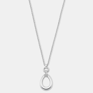 S. Oliver, s. Oliver Halskette E Halsschmuck 45cm, s. Oliver - Halskette, 45cm, Silber