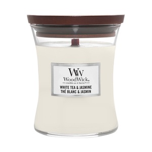 WoodWick, Woodwick - White Tea & Jasmin, Woodwick Duftkerze »White Tea & Jasmin Medium Jar«