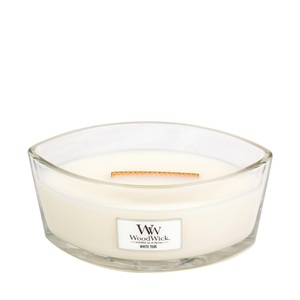WoodWick, Woodwick - White Teak, Woodwick Duftkerze »White Teak Ellipse«