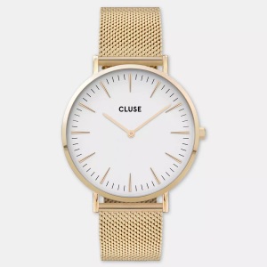 Cluse, Cluse Damen La Bohème 38mm, Cluse Boho Chic CW0101201009 Mesh Damenuhr