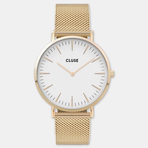 Cluse, Cluse Damen La Bohème 38mm, Cluse Boho Chic CW0101201009 Mesh Damenuhr