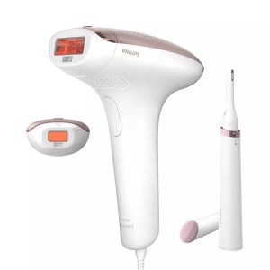 Philips, Philips Lumea IPL 7000 Series - IPL-Haarentfernungsgerät - BRI921/00, PHILIPS Lumea Advanced BRI921/00 - IPL Haarentfernungsgerät (Rosa/Weiss)