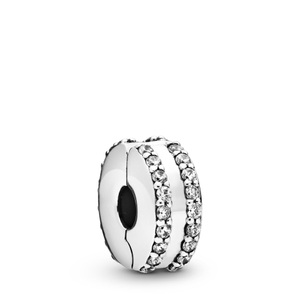 Pandora, Pandora Double Lined Pavé Charm Damen, Pandora Double Lined Pavé Charm Damen