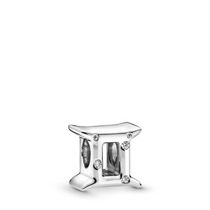 Pandora, Pandora Sparkling Gemini Zodiac Charm Damen, Pandora Sparkling Gemini Zodiac Charm Damen