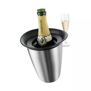 Vacuvin, Vacuvin Flaschenk?hler Champagne, VACUVIN Weinkühler »Champagne El«, geeignet für Champagner-Flaschen von 0.7 Liter bis 1 Liter