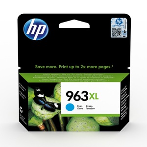 Hp, HP Tintenpatrone 963Xl 3Ja27Ae cyan, Hewlett Packard Tintenpatrone, blau, No. 963XL, 3JA27AE, (1'600 Seiten)