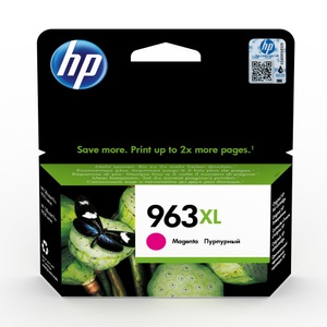 Hp, HP Tintenpatrone 963Xl 3Ja28Ae magenta, Hewlett Packard Tintenpatrone, rot, No. 963XL, 3JA28AE, (1'600 Seiten)