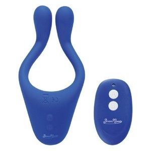 BeauMents, Doppio 2.0, Beauments Doppio 2.0 Paarvibrator, Blau - Amorana