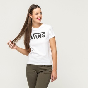 VANS, Vans Flying V Crew Girl-Shirt weiß/schwarz, Vans T-Shirt »FLYING V CREW TEE«
