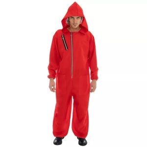 Chaks, Chaks Herren Kostüm Overall Bankräuber Kostüm Overall Bankräuber 190cm, Chaks - Kostüm Overall Bankräuber, *fa Ke Casa Del Papel, 190cm, Rot