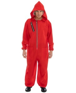 Chaks, Chaks Herren Kostüm Overall Bankräuber Kostüm Overall Bankräuber 190cm, Chaks - Kostüm Overall Bankräuber, *fa Ke Casa Del Papel, 190cm, Rot