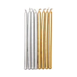 undefined, Kerze Kuchendekorations-Set, RICO-Design - Kerze, 12cm, Gold