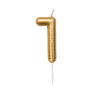 undefined, Kerze Kuchenkerzen-Set, RICO-Design - Kerze, 11cm, Gold