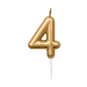 undefined, Kerze Kuchenkerzen-Set, RICO-Design - Kerze, 11cm, Gold