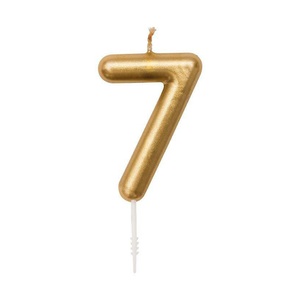 undefined, Kerze Kuchenkerzen-Set, RICO-Design - Kerze, 11cm, Gold