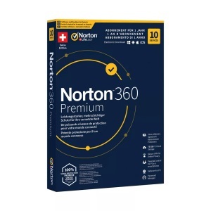 Norton, Norton PC/Mac/Android/iOS - Security 360 with 75Gb 10 Device Physisch (Box), Norton 360 Premium Box, 10 Device, 1 Jahr