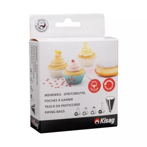 Kisag, Kisag Spritzbeutel-Set Profi, Kisag - Spritzbeutel-Set, 30X17CM, Weiss