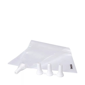 Kisag, Kisag Spritzbeutel-Set Einwegspritzbeutel-Set, Kisag - Spritzbeutel-Set, 22 x 34 cm, Transparent