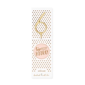Wondercandle, Wondercandle hipHIP HOORAY Gold 6, Wondercandle hipHIP Hooray gold 6