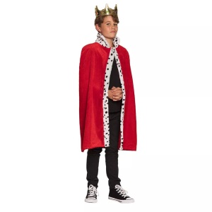 Boland, Boland Königsmantel 80cm, Boland - Kostüm für Jungen Königsmantel, 80cm, Rot