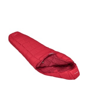 Vaude, VAUDE Sioux 100 Syn Sleeping Bag dark indian red Left 2019 Kunstfaserschlafsäcke, VAUDE Schlafsack »Sioux 100 SYN«
