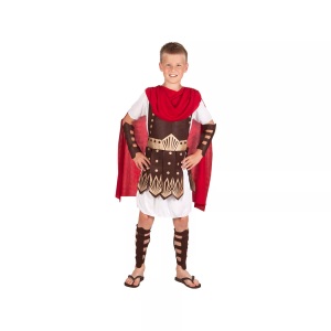 Boland, Boland Kinderkostüm Gladiator 104-116, Boland - Kostüm für Jungen Gladiator, 104-116, Rot