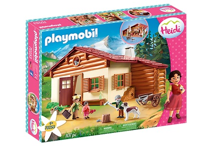 PLAYMOBIL, Playmobil 70253 Heidi und Grossvater auf der Almhütte, playmobil® Heidi und Grossvater 70253