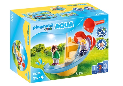 PLAYMOBIL, PLAYMOBIL 1-2-3 Aqua Wasserrutsche #70270, playmobil® Wasserrutsche 70270