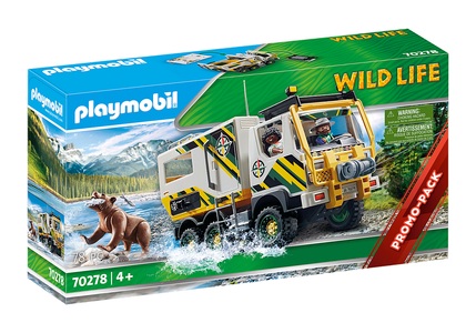 PLAYMOBIL, PLAYMOBIL Wild Life Expeditionstruck #70278, Playmobil - 70278 Expeditionstruck, Multicolor