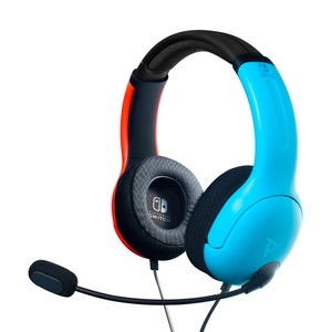 Pdp, PDP Headset LVL40 Wired Headset, PDP LVL40 Wired Headset-Blue/Red, for Nintendo Switch, 500-162-EU-BLRD