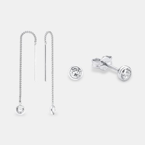 AMOR, Amor Schmuckset Damen Silber, Amor - Schmuckset, Multisets, Silber