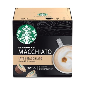 Nescafé, Nescafé Starbucks Latte Macchiato - Kaffeekapseln, Starbucks Dolce Gusto Latte Macchiato Kaffeekapseln 12 Stück