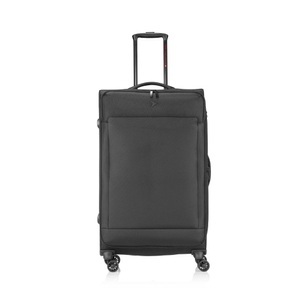 Pack Easy, Pack Easy Infinity Trolley L 48x78x31 Polycarbonat Unisex Schwarz 78cm, Weichschalenkoffer, Spinner Unisex Black 78cm