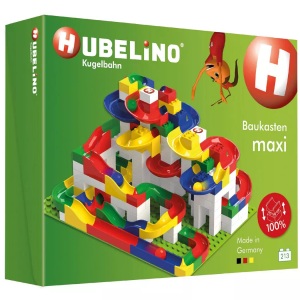 HUBELINO, Hubelino® Baukasten maxi (213-teilig), HUBELINO Kugelbahn »Maxi 213 Teile«, (213 tlg.)