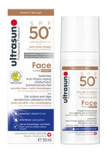Ultrasun, ultrasun Face Tinted SPF 50+ Honey (50 ml), Ultrasun Face Tinted Honey SPF 50+ 50 ml