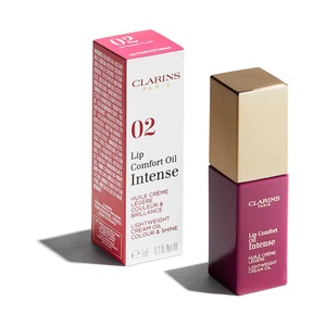 Clarins, Clarins Lip Comfort Oil Intense, Clarins Lip Comfort Oil Intense 02 Intense Plum 7ml