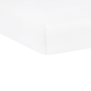 Julius Zöllner, ZÖLLNER Spannbetttuch Jersey 70x140 cm weiss, Jersey-Spannbettlaken BASIC (60x120-70x140) in weiß