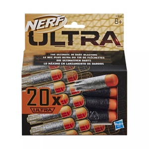 Hasbro, Hasbro E6600EU6 - NERF Ultra One, Nachfüllpackung, 20 Ultra-Darts, Nerf-Dart-Spielzeug, Nerf - Ultra One 20er Dart Nachfüllpack, Multicolor