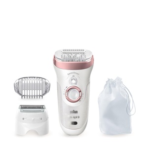 Braun, Braun Silk-épil 9 9-720 - Epilierer (Weiss/Rosegold), 
