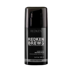 Redken, Redken Work Hard Paste Haarwachs 100ml, Redken Brews Work Hard Molding Paste 100ml