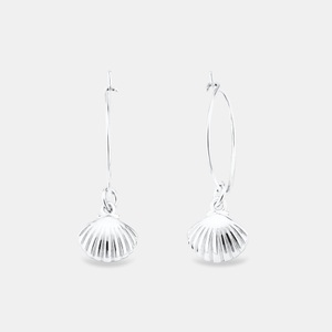 AMOR, Amor Creolen Damen Silber ONE SIZE, Amor - Creolen, One Size, Silber
