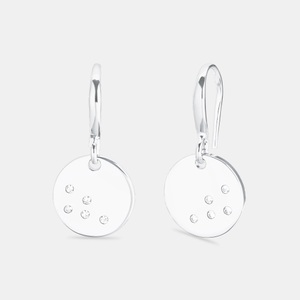 AMOR, Amor Ohrhänger Damen Silber ONE SIZE, Amor - Ohrhänger, One Size, Silber