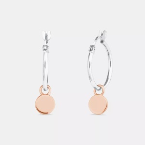 AMOR, Amor Creolen Damen Silber ONE SIZE, Amor - Creolen, One Size, Silber
